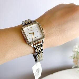 Fossil BQ3908 Colleen Three-Hand Two-Tone Stainless Steel Watch